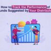 Two people analyzing charts on a screen, with text: How to track the performance of funds suggested by your distributor.