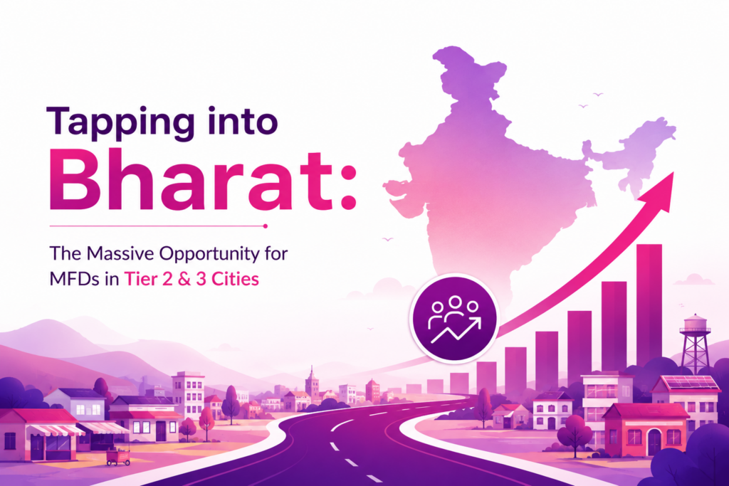 Mutual fund distributor growth opportunity in Bharat highlighting expansion potential across Tier 2 and Tier 3 cities.